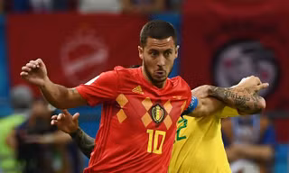 Hazard không có tên trong đội hình tiêu biểu tại tứ kết World Cup 2018 do Goal bình chọn.