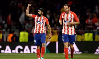 Diego Costa ghi bàn thắng thứ 7.000 cho Atletico Madrid.