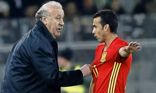 HLV Del Bosque không truy cứu phát biểu gây sốc của Pedro.