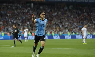 Cavani đã có 2 bàn thắng ở trận này.
