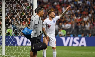 Kieran Trippier dính chấn thương nặng trong trận đấu với Croatia.
