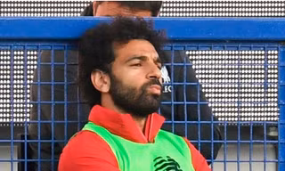 Mohamed Salah dự bị trong trận đấu với Everton.