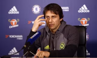 HLV Conte đang trải qua một mùa giải không mấy thành công cùng Chelsea.