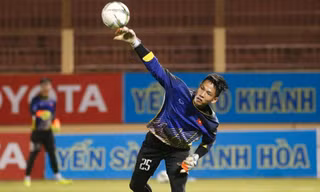 Thủ môn Bùi Sỹ Huy.
