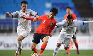 U19 Việt Nam xuất sắc cầm hòa U19 Hàn Quốc.