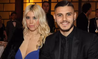 Mauro Icardi và cô vợ hơn 6 tuổi Wanda Nara.