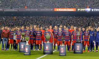 Barcelona sẽ mất bộn tiền nếu đoạt “cú ăn ba” một lần nữa. 