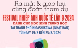 3 học sinh l tham dự Festival nhiếp ảnh Quốc tế