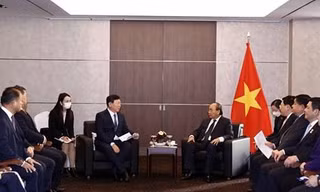 Chủ tịch nước Nguyễn Xuân Phúc tiếp lãnh đạo tập đoàn lớn của Hàn Quốc