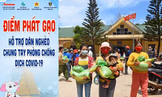Dân nghèo Cư Né nhận quà từ chương trình