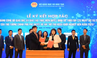 Lễ ký kết hợp tác giữa Bộ GD&ĐT với Trung Nguyên Legend