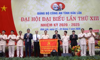 Đại hội đại biểu Đảng bộ Công an tỉnh Đắk Lắk diễn ra thành công tốt đẹp