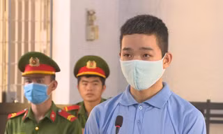 Bị cáo Hải tại phiên tòa sơ thẩm
