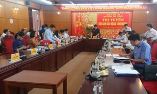 Toàn cảnh buổi thi tuyển chức danh Giám đốc Sở Công thương Đắk Lắk