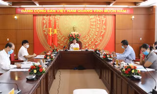 Toàn cảnh cuộc họp của ban Thường vụ Tỉnh ủy Đắk Lắk