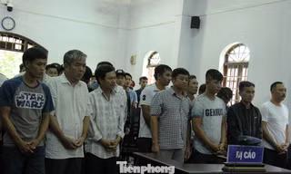 Các bị cáo trong vụ án
