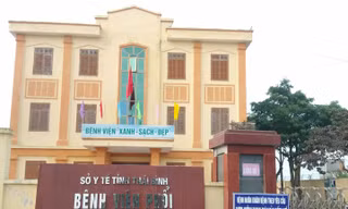 Bệnh viện Phổi Thái Bình, nơi xảy ra vụ đầu độc bằng trà sữa khiến một người tử vong - Ảnh: Hoàng Long