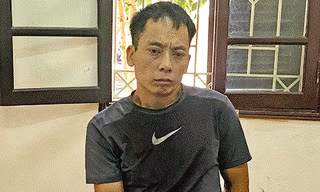 Đối tượng Quý khai nhận hành vi tại cơ quan công an. Ảnh: Huyền Mỹ 