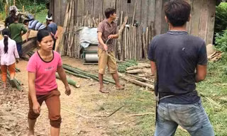 Án mạng xảy ra tại gia đình ông Triệu Văn Trình, trú tại thôn Nà Cáp, xã Đức Thông (Cao Bằng) gây xôn xao dư luận .Ảnh: B. Diệp