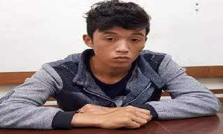 Đối tượng Đồng tại cơ quan công an Lạng Sơn. Ảnh: Huyền Mỹ