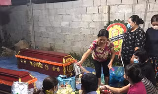 Chết chết của 2 anh em ở Đình Lập (Lạng Sơn) gây cú sốc và người dân đã chung tay, giúp sức lo hậu sự cho các em .Ảnh: DC