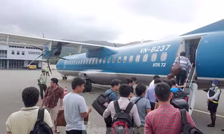 Hiện chỉ duy nhất VASCO khai thác đường bay đi/đến Côn Đảo bằng máy bay ATR72 với sức chứa chỉ 68 ghế.