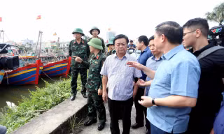 Bộ trưởng Lê Minh Hoan yêu cầu Thái Bình ứng phó với siêu bão số 3 ở mức cao nhất
