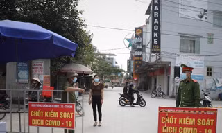 hốt kiểm soát dịch COVID - 19 tại thôn My Điền (huyện Việt Yên)