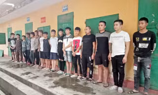 Nhóm đối tượng bị tạm giữ