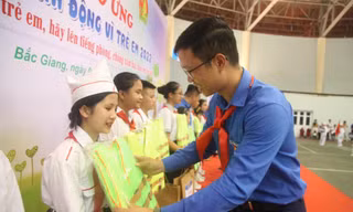 Tỉnh Đoàn Bắc Giang tổ chức nhiều hoạt động vì trẻ em