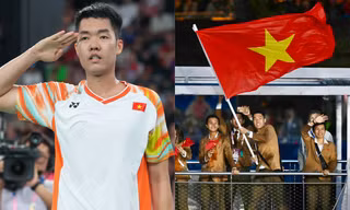Tay vợt giơ tay chào chiến thắng ở Olympics 2024: Là người vẫy cờ tại lễ khai mạc