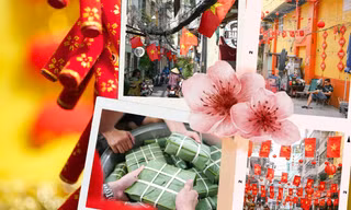 Hẻm Sài Gòn đón Tết: Nơi cờ treo rực rỡ, nồi bánh chưng đỏ lửa sưởi ấm lòng người