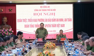 Triển khai kế hoạch đảm bảo an ninh, an toàn đoàn Tổng thống Nga Putin thăm chính thức Việt Nam