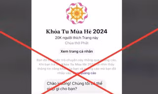 Gia nhập khóa tu mùa hè, người phụ nữ ở Hà Nội bị lừa 2,8 tỷ đồng