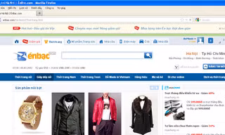 Một shop online bán đồng hồ, quần áo trên Én bạc