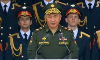 Bộ trưởng Quốc phòng Nga Sergei Shoigu phát biểu khai mạc Army Games 2020 và Diễn đàn quân sự Army-2020, chiều 23/8