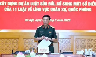 Sớm hoàn thiện hồ sơ Dự án luật liên quan đến quân sự, quốc phòng
