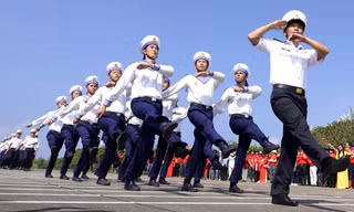 Chiến sĩ khối đảo Trường Sa ra quân huấn luyện năm 2024