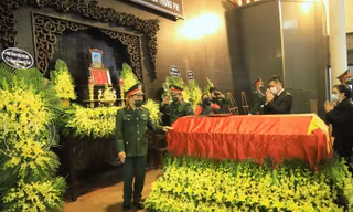Tiễn đưa người lính mũ nồi xanh Việt Nam ưu tú về đất mẹ