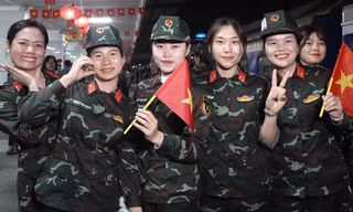 Bóng hồng Quân đội tự tin tỏa sáng tại ngày hội lớn
