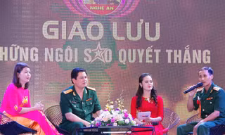 Giao lưu ‘Những ngôi sao quyết thắng’