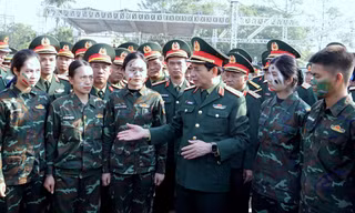 Đại tướng Phan Văn Giang: 'Sức mạnh là đây, quyết chiến quyết thắng là đây'