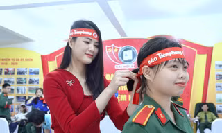Tuổi trẻ Học viện Kỹ thuật Quân sự lan tỏa tinh thần Chủ nhật Đỏ