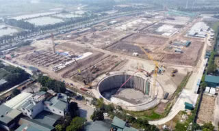 Dự án Nhà máy nước thải Yên Xá là một trong nhiều dự án chậm tiến độ, đến nay đã giải ngân được 45%Ảnh tư liệu 