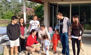 Du học sinh Chu Ân Lai (ngoài cùng bên trái)