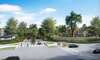 Toàn cảnh khu đô thị Gamuda Gardens.