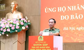 Bộ Công an phát động ủng hộ nhân dân bị thiệt hại do bão số 3