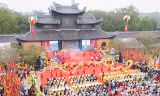 Toàn cảnh khai hội chùa Bái Đính năm 2024