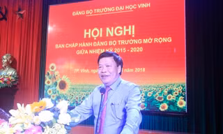 Hội nghị Ban Chấp hành Đảng bộ Trường mở rộng giữa nhiệm kỳ 2015 – 2020