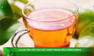 3 loại trà giúp giải nhiệt trong tiết trời nắng nóng